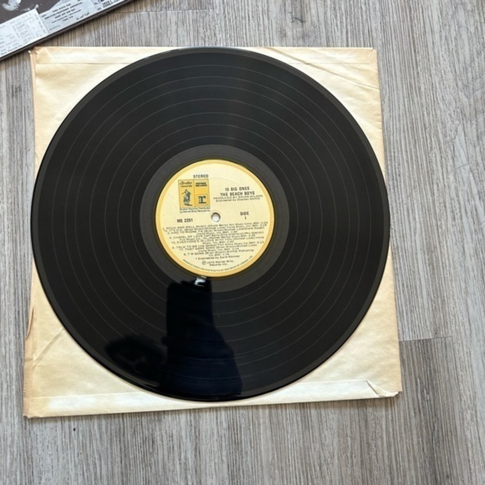 THE BEACH BOYS 15 Big Ones vintage 1976 Warner Bros Records vinyl Lp album. 12” - Picture 5 of 9